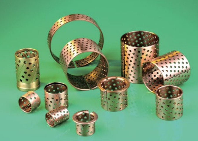 WB702 WB700 CuSn8 CuSn6.5 wickelte Bronzebuchsen mit Löchern ein 1