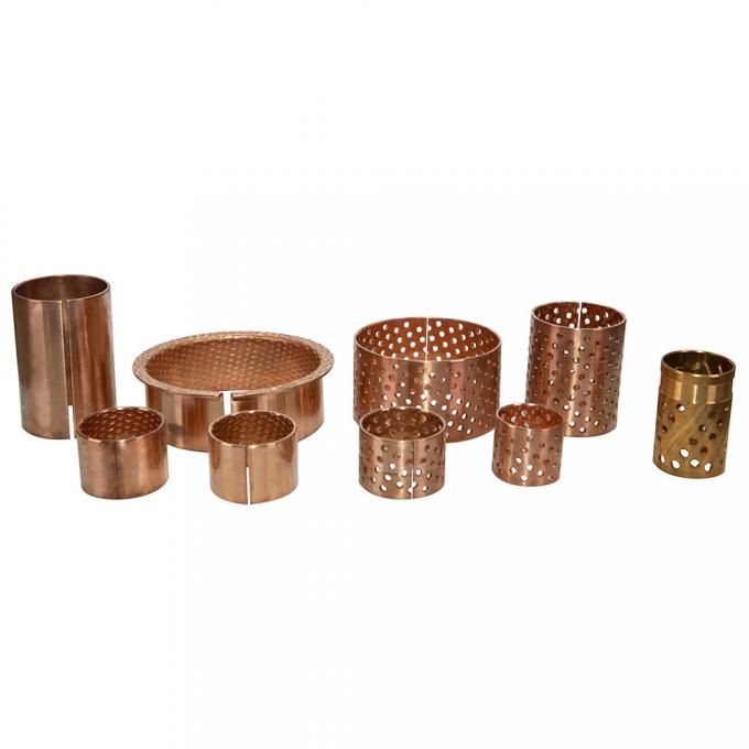 Hohe Tragfähigkeit CuSn8P CuSn6.5P wickelte Bronzebuchsen ein 0